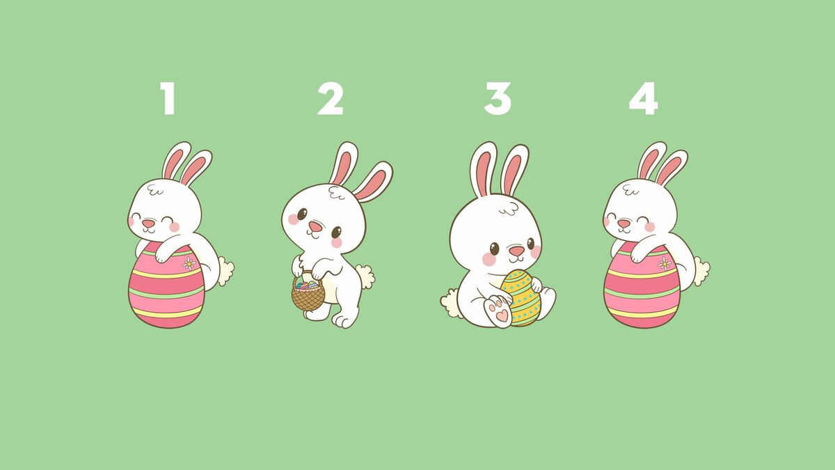 Easter Bunny Egg Basket image number null